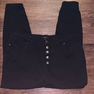Forever 21 Black jeggings/jeans size 18